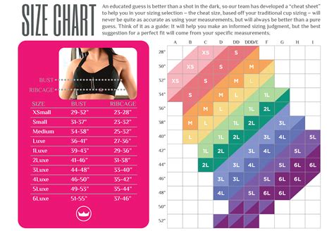 Sports Bra Conversion Size Chart – SizeChartly.